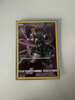 Armored Mewtwo SM228 BLACK STAR PROMO Pokemon Card Sun & Moon Promo Holo NM - Image 4