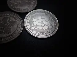 Pokemon Card Meiji Promo Battle Coin Silver x3 Venusaur Evolutions #6223 PLAY - Image 4