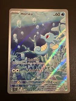 Horsea IR Scarlet & Violet Shrouded Fable Card 067/064 Near Mint Condition - Image 1