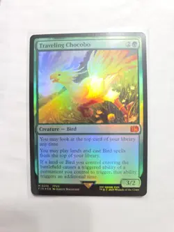 MTG Final Fantasy Traveling Chocobo Foil Mythic Card M 0210 - Image 2