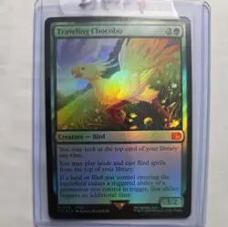 MTG Final Fantasy Traveling Chocobo Foil Mythic Card M 0210 - Image 3