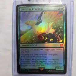 MTG Final Fantasy Traveling Chocobo Foil Mythic Card M 0210 - Image 4