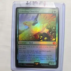 MTG Final Fantasy Traveling Chocobo Foil Mythic Card M 0210 - Image 5
