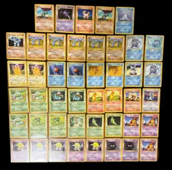 Pokemon Shadowless/Unlimited vintage lot of 45 cards with charmander and more🔥 - Image 1