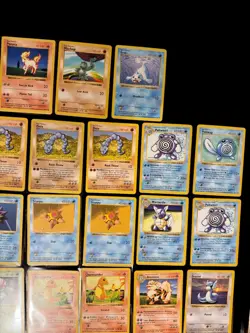 Pokemon Shadowless/Unlimited vintage lot of 45 cards with charmander and more🔥 - Image 4