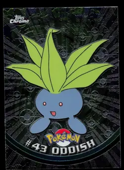 Pokemon Card - Oddish Topps Chrome TV Animation Edition 43 Foil - Image 1