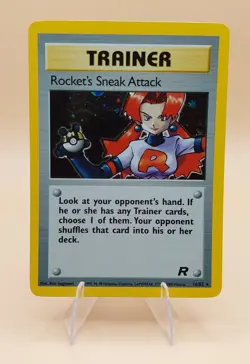 Rocket's Sneak Attack Holo Rare Team Rocket 16/82 Pokemon Card - WOTC 1999 - Image 1