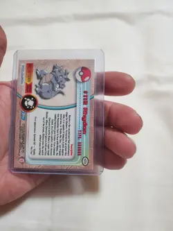 LP Rhydon #112 - Pokemon Topps - Blue Logo - Pokemon Topps Card - Image 2