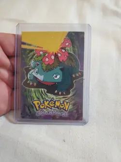 Venusaur E3 of 12 - BLUE LOGO - NON-HOLO - TOPPS POKEMON CARD - Image 1