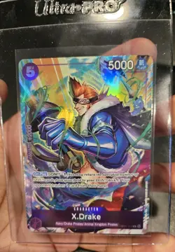 X. Drake OP01-114 (Promo) Premium Card Best Selection Vol.2 ONE PIECE English - Image 1