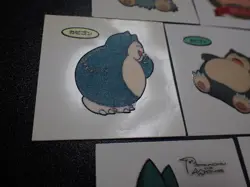 Pokemon Card Daiichi Bread Promo Sticker Snorlax & Munchlax x10 #6254 - Image 3