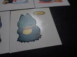 Pokemon Card Daiichi Bread Promo Sticker Snorlax & Munchlax x10 #6254 - Image 5