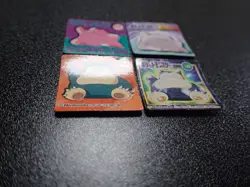 Pokemon GB Pocket Mini Card Non Holo x4 Snorlax Ditto etc #6272 - Image 2
