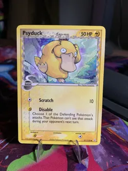Pokemon TCG Holon Phantoms Psyduck Delta Species Card 81/110 Common Normal - Image 1
