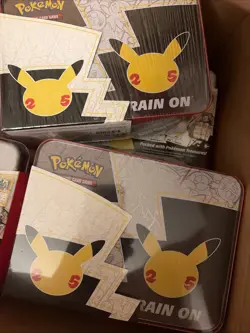Lot Of 2 Pokemon Trading Card Game Celebrations Collector Chest Factory Sealed 820650809415 - Image 1