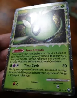 Celebi 92/102 Prime HGSS Triumphant Holo Pokemon Card VLP - Image 4