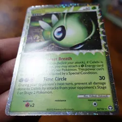Celebi 92/102 Prime HGSS Triumphant Holo Pokemon Card VLP - Image 5