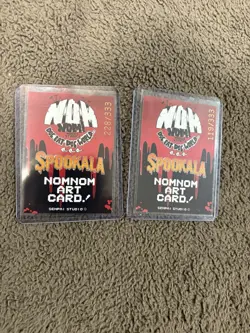 Nom Nom Dog Eat Dog World Art Card Spookala 119/333 And 228/333 - Image 2