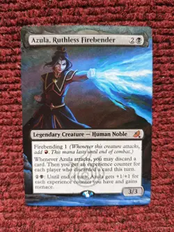 Azula Ruthless Firebender MTG Avatar The Last Airbender Hand Painted Altered Art - Image 2