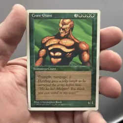 CRAW GIANT GREEN CHRONICLES MTG MAGIC Lightly Played - Image 1