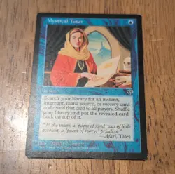 Mystical Tutor Mirage Rare MTG Lightly Played Look Search - Image 1
