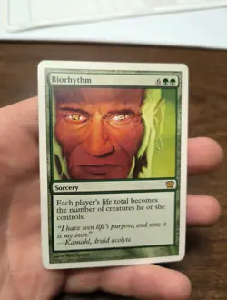 MTG Biorhythm 9th Edition 9ED LP Light Play M:tG - Image 3