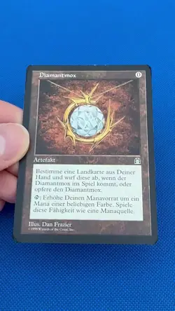 Mox Diamond Diamantmox Deutsch Magic the Gathering Stronghold POOR ➡ INKED !!! - Image 2