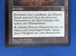 Mox Diamond Diamantmox Deutsch Magic the Gathering Stronghold POOR ➡ INKED !!! - Image 4