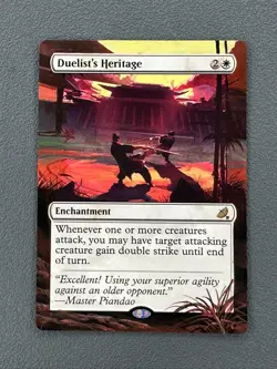 Duelist's Heritage MTG Avatar The Last Airbender Hand Painted Full Altered Art - Image 1