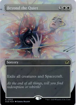 Beyond the Quiet FOIL BORDERLESS Edge of Eternities Magic MTG NM - Image 1