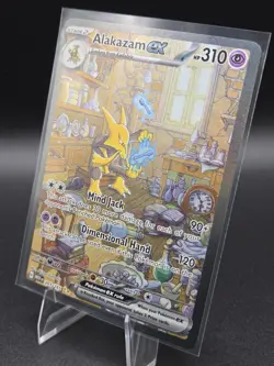 Pokemon Alakazam Ex 201/165 - Scarlet & Violet 151 - Special Illustration Rare - Image 2