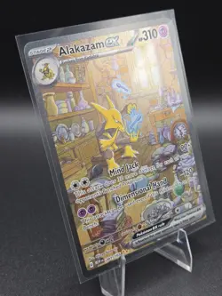 Pokemon Alakazam Ex 201/165 - Scarlet & Violet 151 - Special Illustration Rare - Image 3