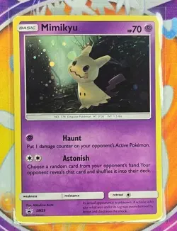 🔥Mimikyu SM29 Black Star Promo Holo Sun Moon Pokemon TCG Holo 2017 NM👍📈 - Image 3