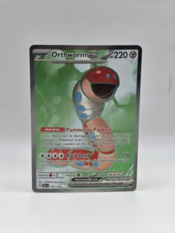 Orthworm ex 162/142 Sv07 - Pokemon Stellar Crown - Near Mint Foil Ultra Rare - Image 1