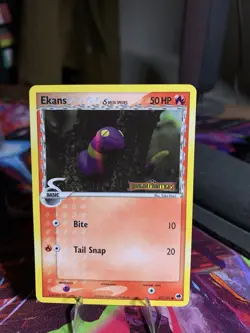 Pokemon TCG Ekans (Delta Species) 47/101 Dragon Frontiers Reverse Holo Stamped - Image 1