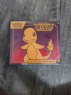 -TEAR DENT- Pokemon Scarlet Violet Obsidian Flames Elite Trainer Box ETB Sealed - Image 2