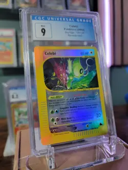 2003 Pokemon Skyridge Celebi 145/144 Reverse Holo Secret CGC 9 - Image 3