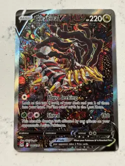 Pokemon Giratina V Alternate Full Art Ultra Rare Holo Swsh11 Lost Origin 186/196 - Image 1