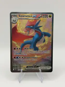 2025 Pokemon Journey Together Salamence ex #187/159 NM, Pack Fresh - Image 1