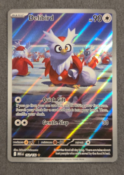 Delibird 152/132 NM Illustration Rare ME01 Mega Evolution POKEMON TCG - Image 1