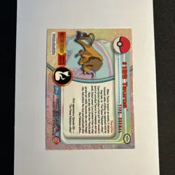 Pokemon Tauros #128 Topps TV Animation Series 3 Blue Logo Holo Foil NM - Image 2
