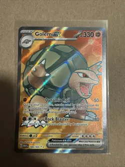 Pokemon TCG Golem EX 189/165 Scarlet & Violet 151 Ultra Rare Full Art - Image 1