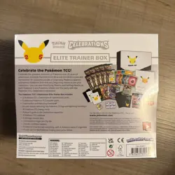 Pokemon Celebrations Elite Trainer Box 25th Anniversary ETB New Sealed - Image 2