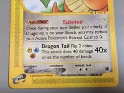 Pokemon Expedition Base Set # 43/165 non-holo DRAGONITE...never played - Image 3