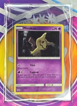 🔥2017 Pokemon - Mimikyu SM99 - Holo - Black Star Promo Sleeved/Protected👍📈 - Image 4