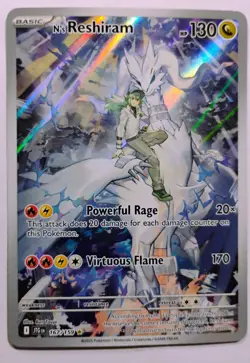 2025 Pokemon JTG EN-Jouenwy Together Illustration Rare #167 N'S Reshiram - Image 1