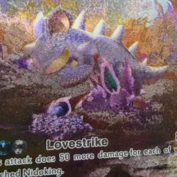 Pokemon Nidoqueen Pocket TCG Holo With Texture Read Description - Image 2