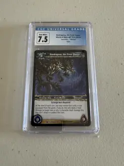 World Of Warcraft TCG Sindragosa, the Frost Queen Icecrown CGC 7.5 Graded - Image 1