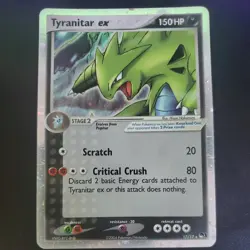 Tyranitar ex (17/17) - POP Series 1 Holo Ultra Rare Pokemon Card - Image 1