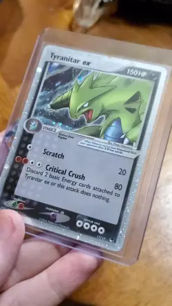 Tyranitar ex (17/17) - POP Series 1 Holo Ultra Rare Pokemon Card - Image 2